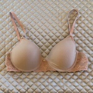 Natori Soft Beige Lace Bra